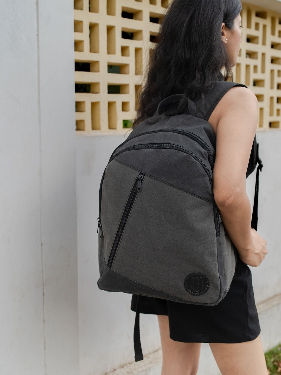 

Mona B Unisex Backpack, Black