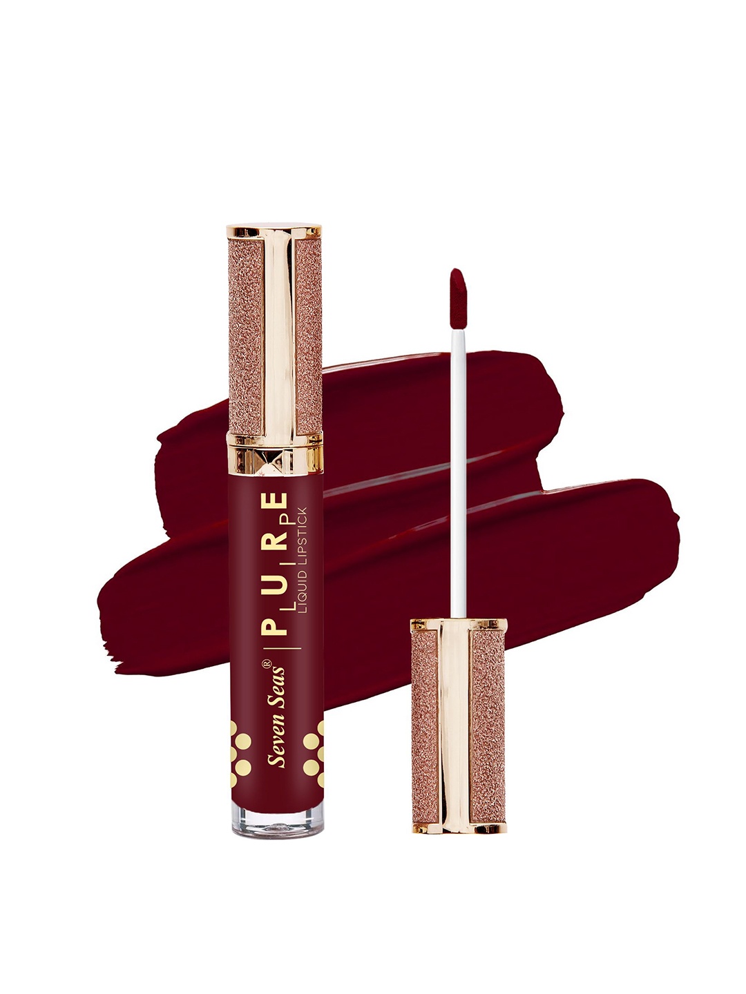 

Seven Seas Pure Lip Long Lasting Smudge Proof Liquid Lipstick 7ml - Red Cherry, Burgundy