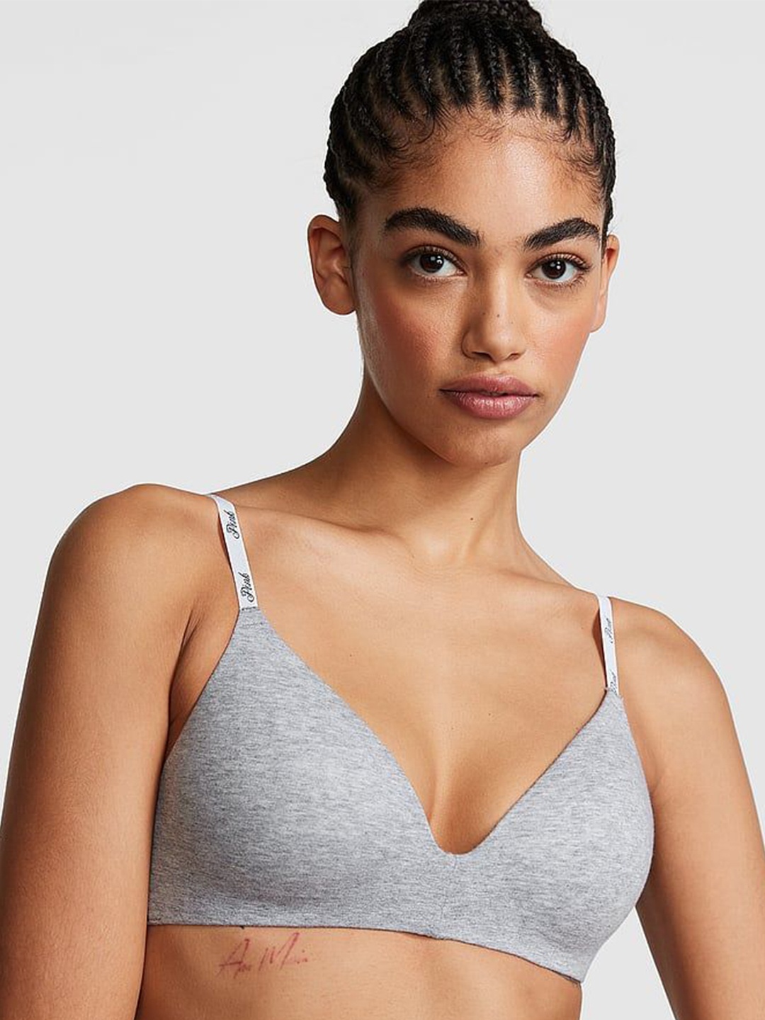 

Victoria's Secret Bra Medium Coverage Lightly Padded, Grey