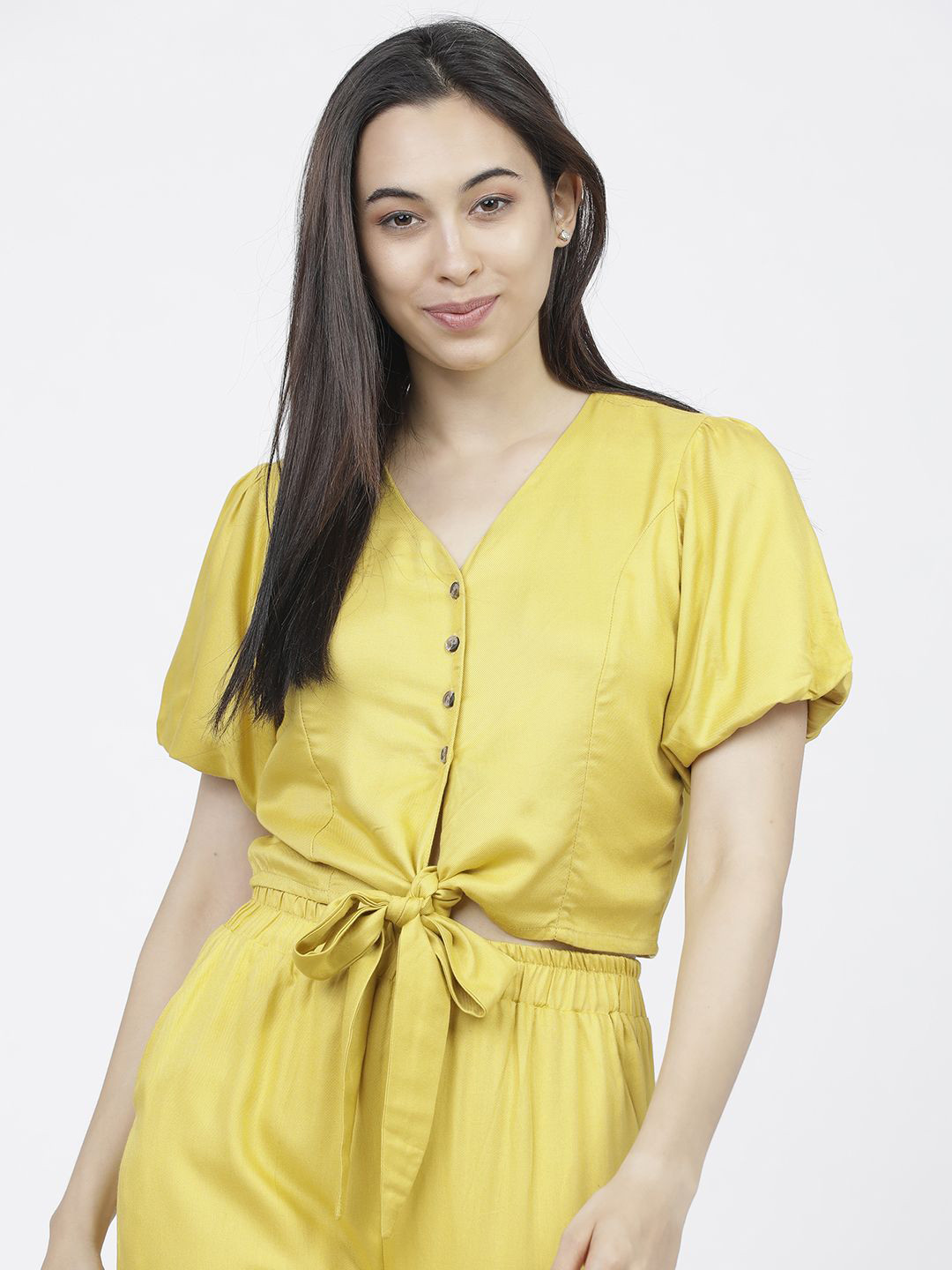 

Tokyo Talkies Crop Top, Yellow