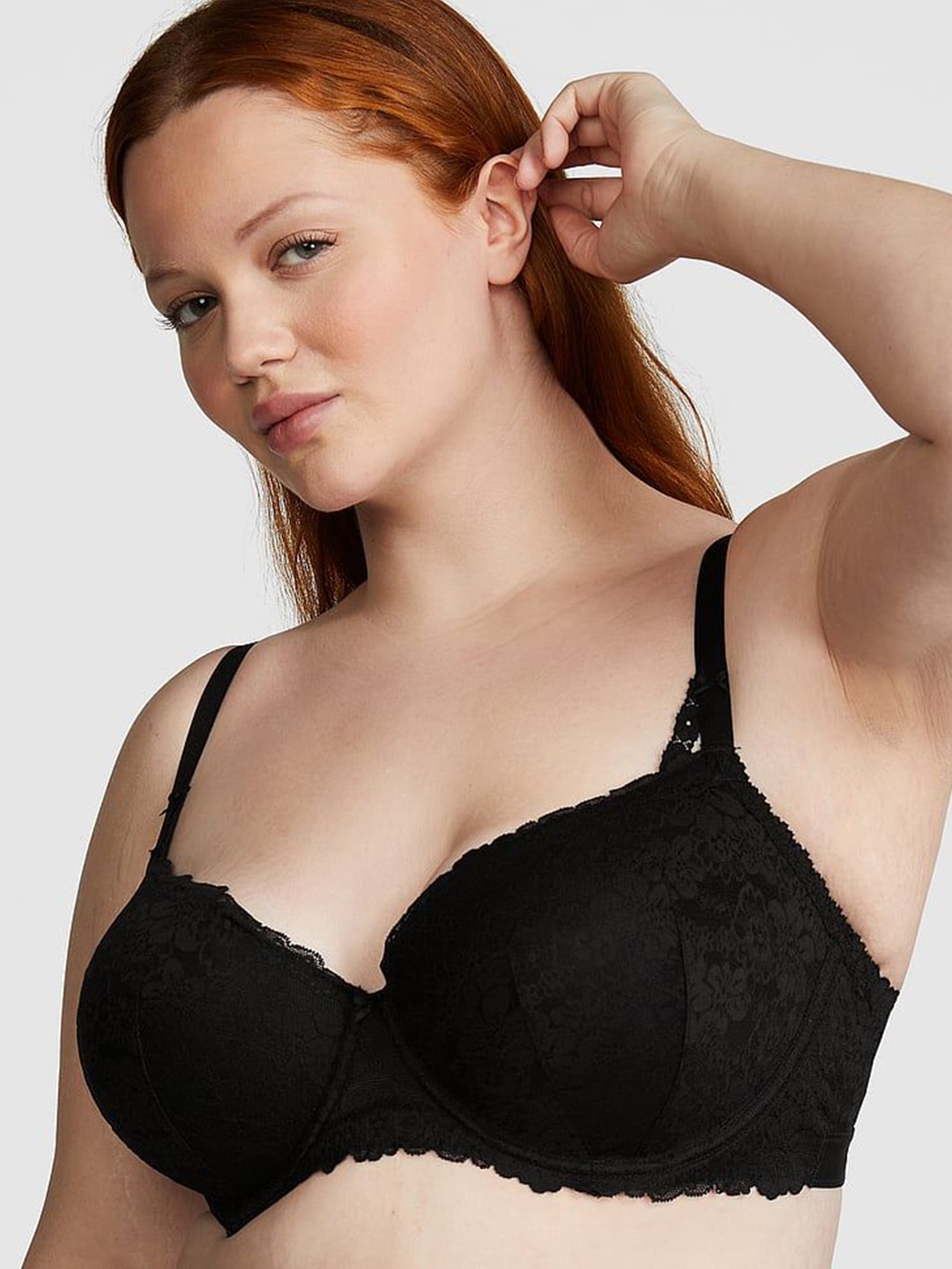 

Victoria's Secret Medium Coverage Underwired Heavily Padded bra, Black