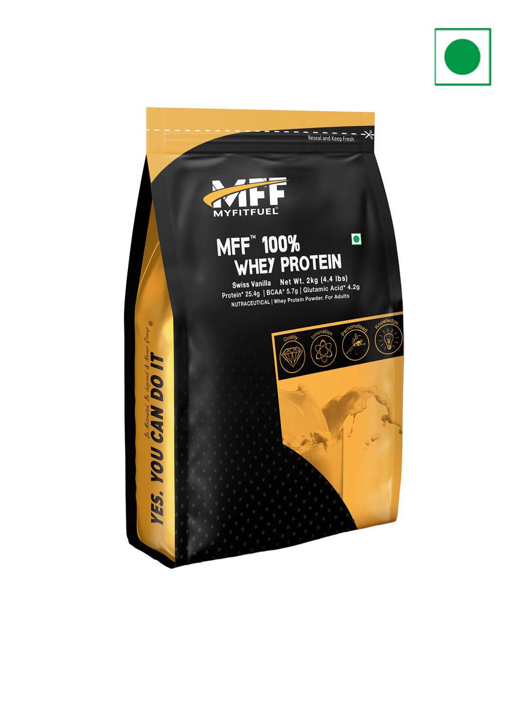 

MyFitFuel 100% Whey Proteins-Swiss Vanilla-2kg, Cream