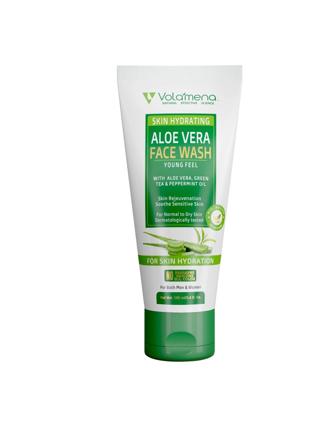 

Volamena Aloe Vera Hydrating Youngfeel Face Wash 100 ml, White