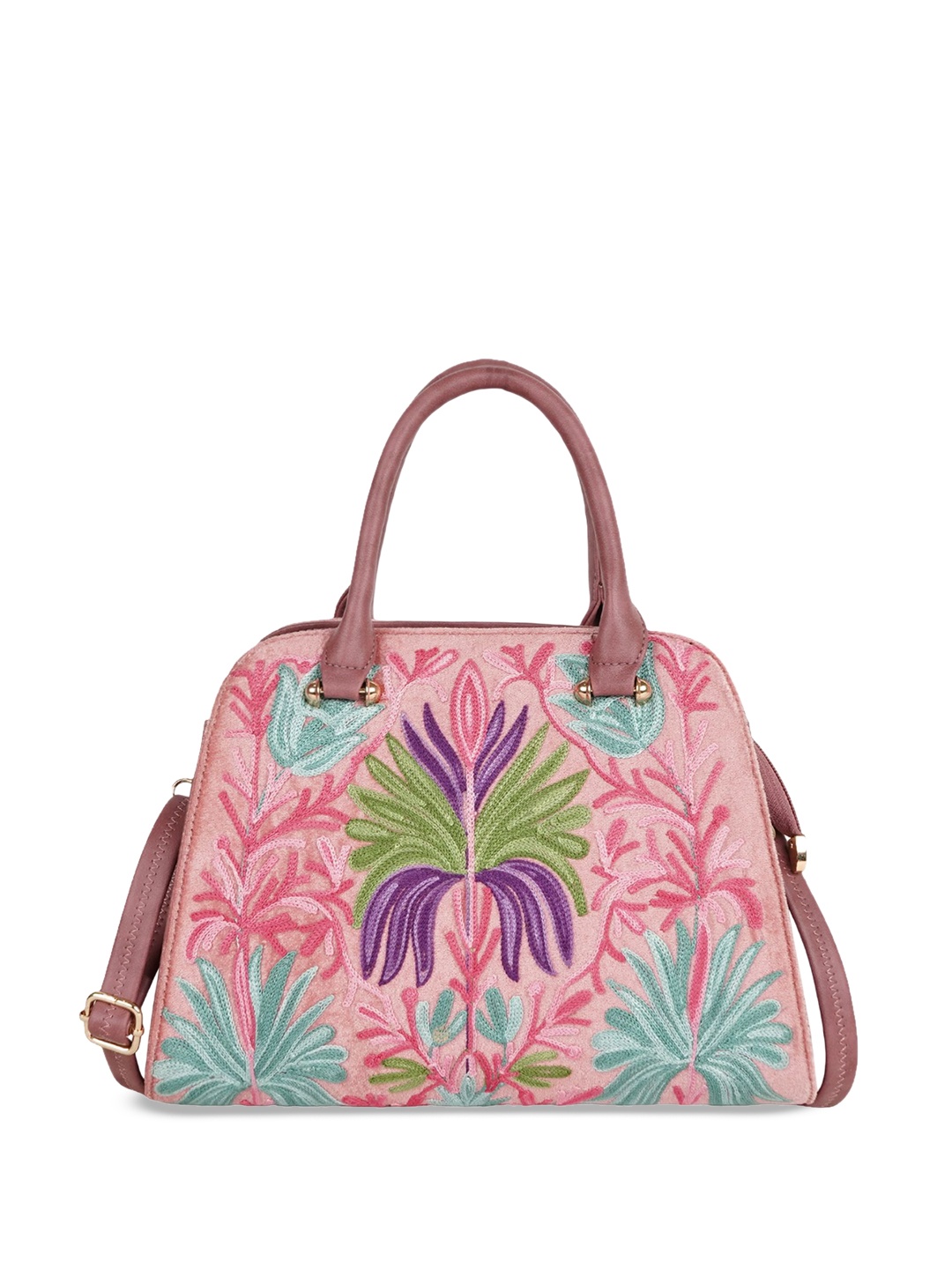 

YOYOWING Colourblocked Satchel, Pink