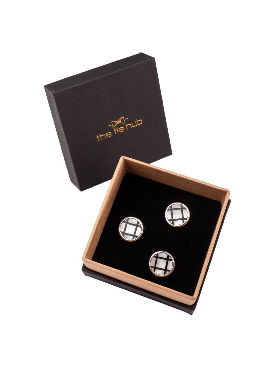 

The Tie Hub Cufflink, Black