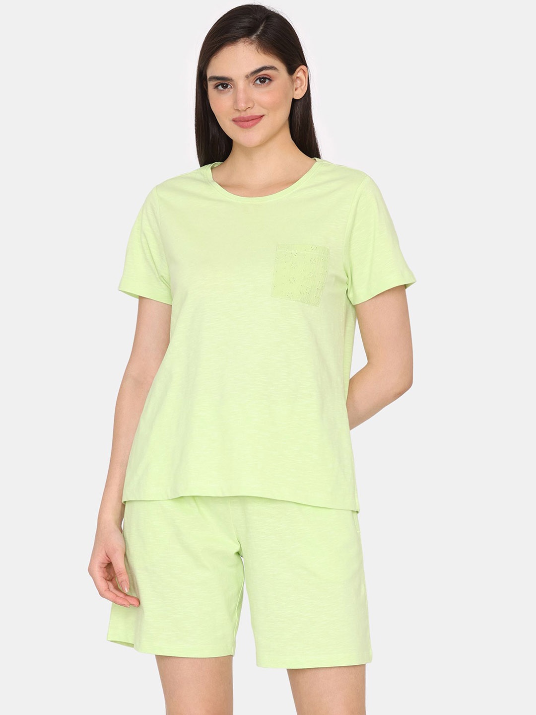 

Zivame Women Night suit, Yellow