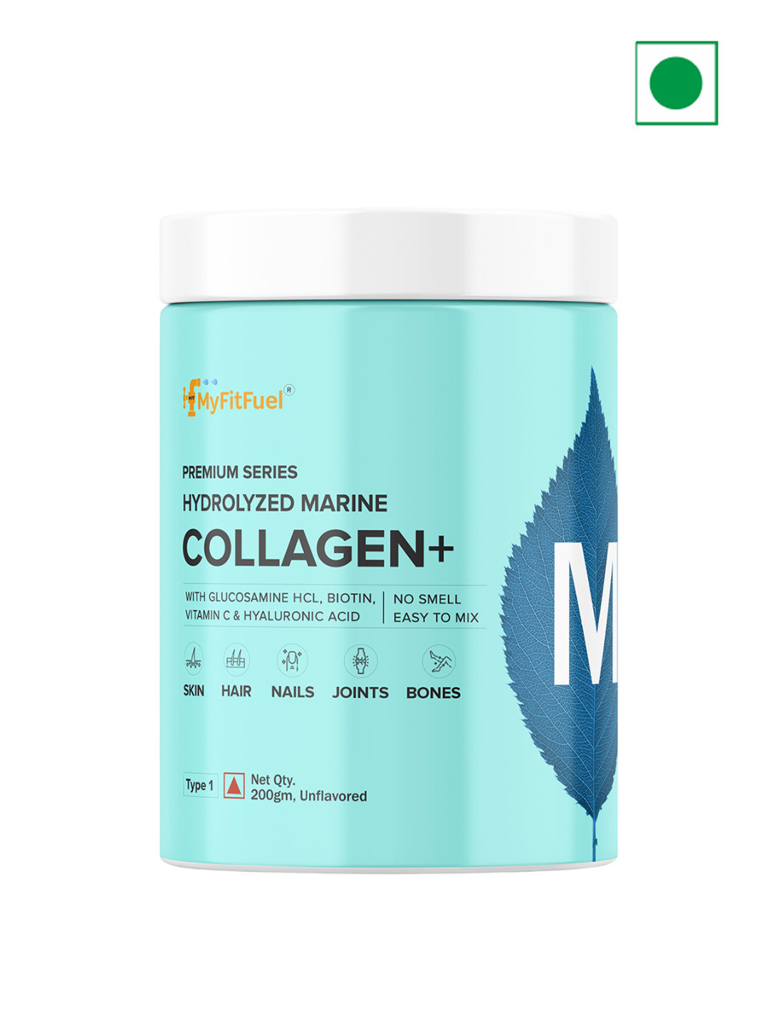 

MyFitFuel Premium Series Hydrolyzed Marine Collagen+ - 200g, Cream