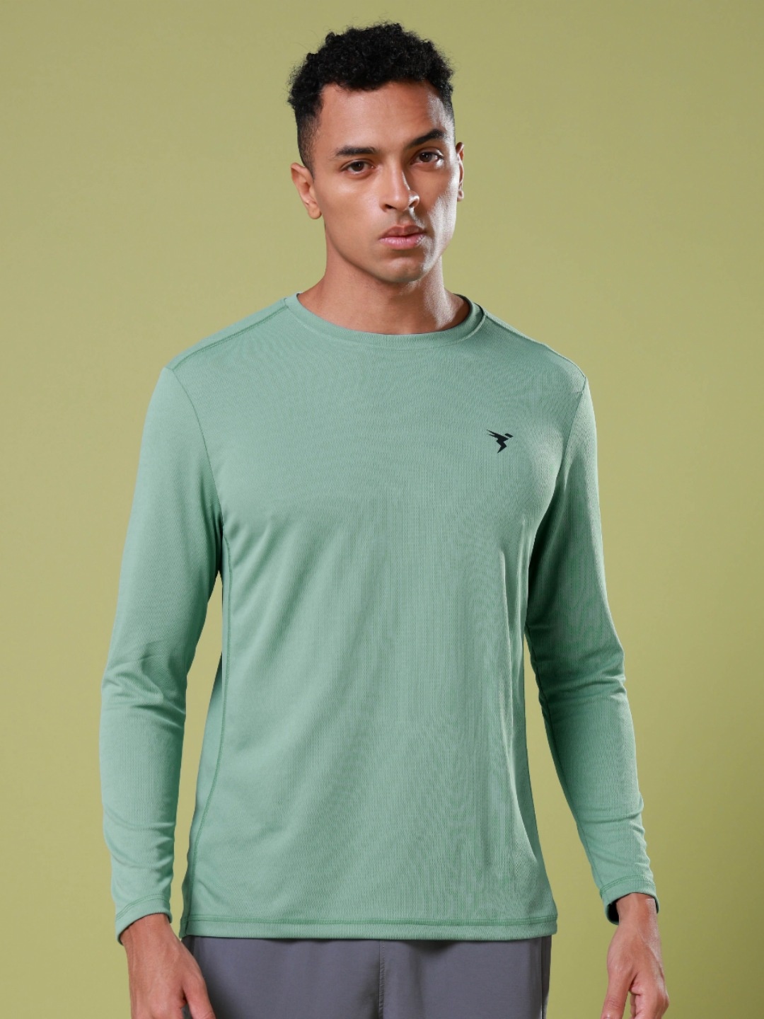 

Technosport Men UPF50 Slim Fit T-shirt, Green