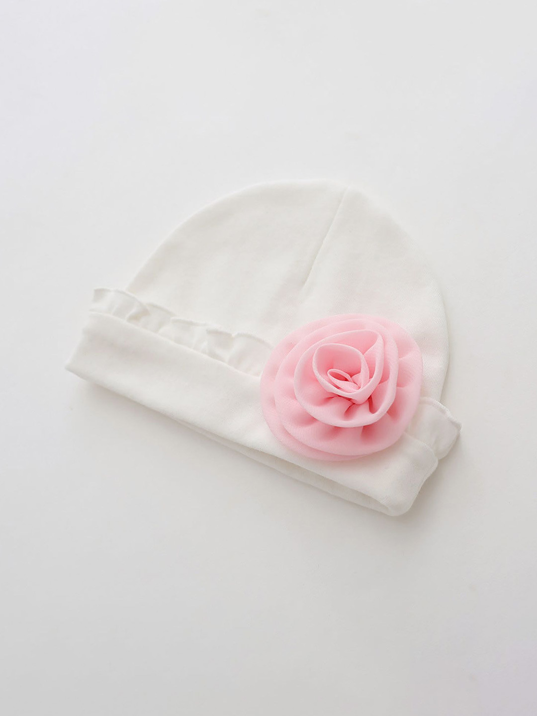 

SYGA Unisex Kids Self Design Beanie, White