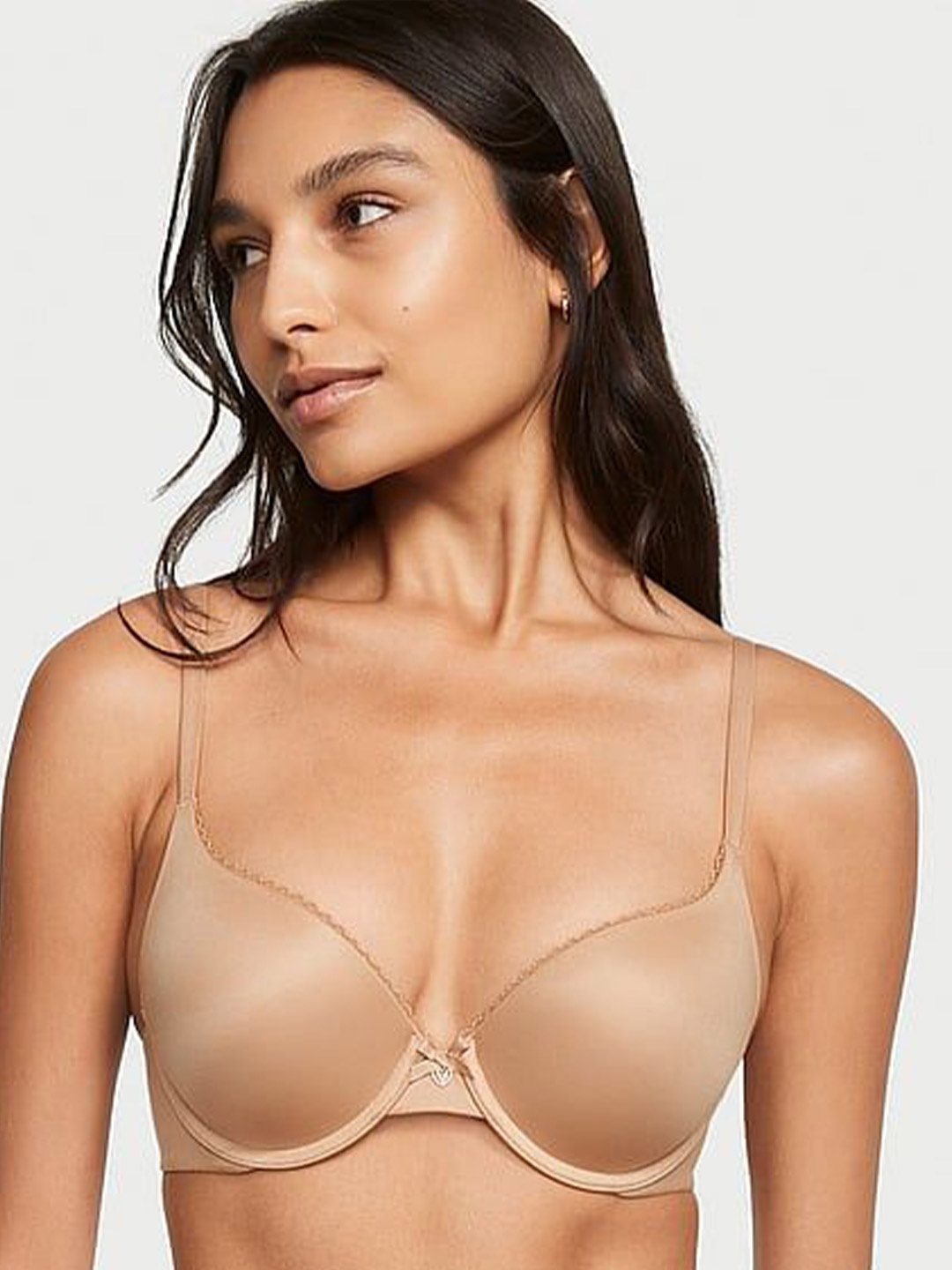 

Victoria's Secret Bra Full Coverage Underwired Heavily Padded, Beige