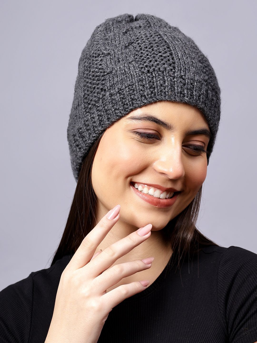 

Velvery Women Beanie, Grey