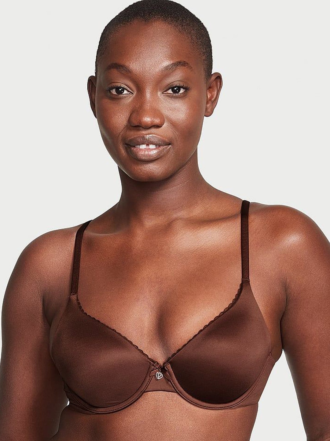 

Victoria's Secret Full Coverage Underwired Lightly Padded T-shirt Bra, Brown