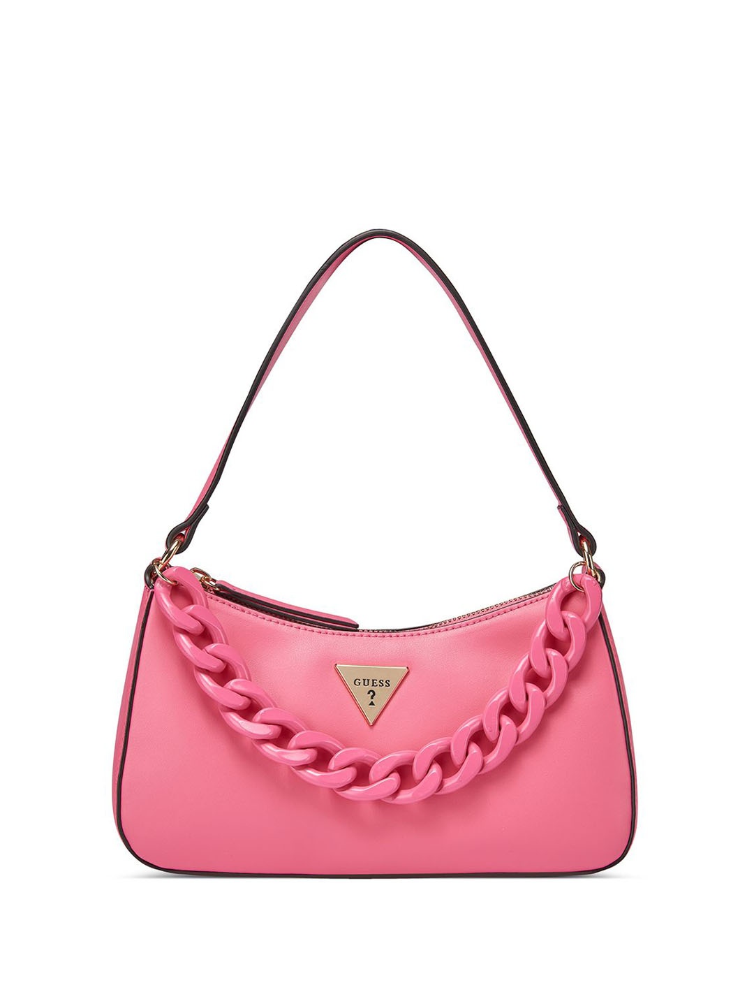 

GUESS PU Structured Shoulder Bag, Pink