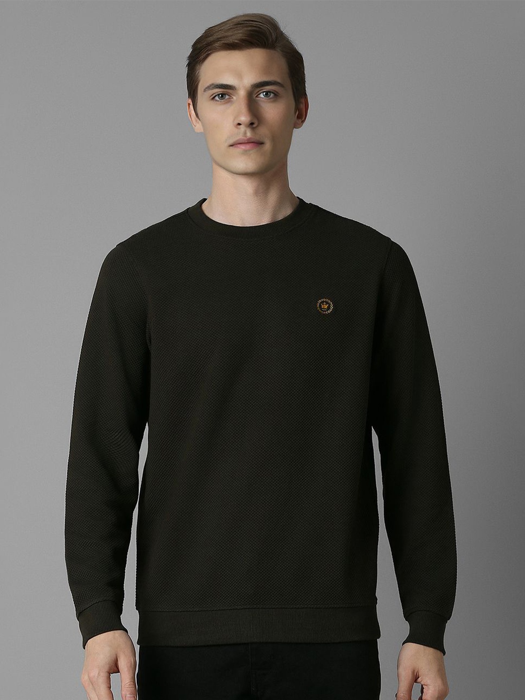 

Louis Philippe Men Sweatshirt, Olive