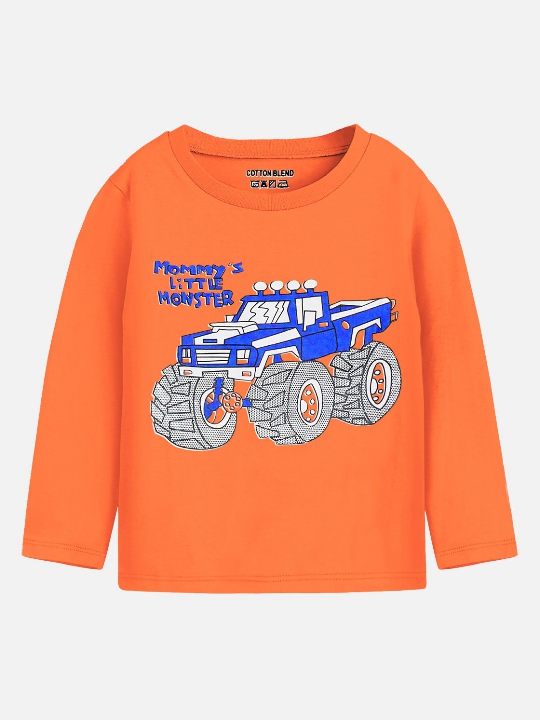 

YK X Trampoline Boys Printed T-shirt, Orange