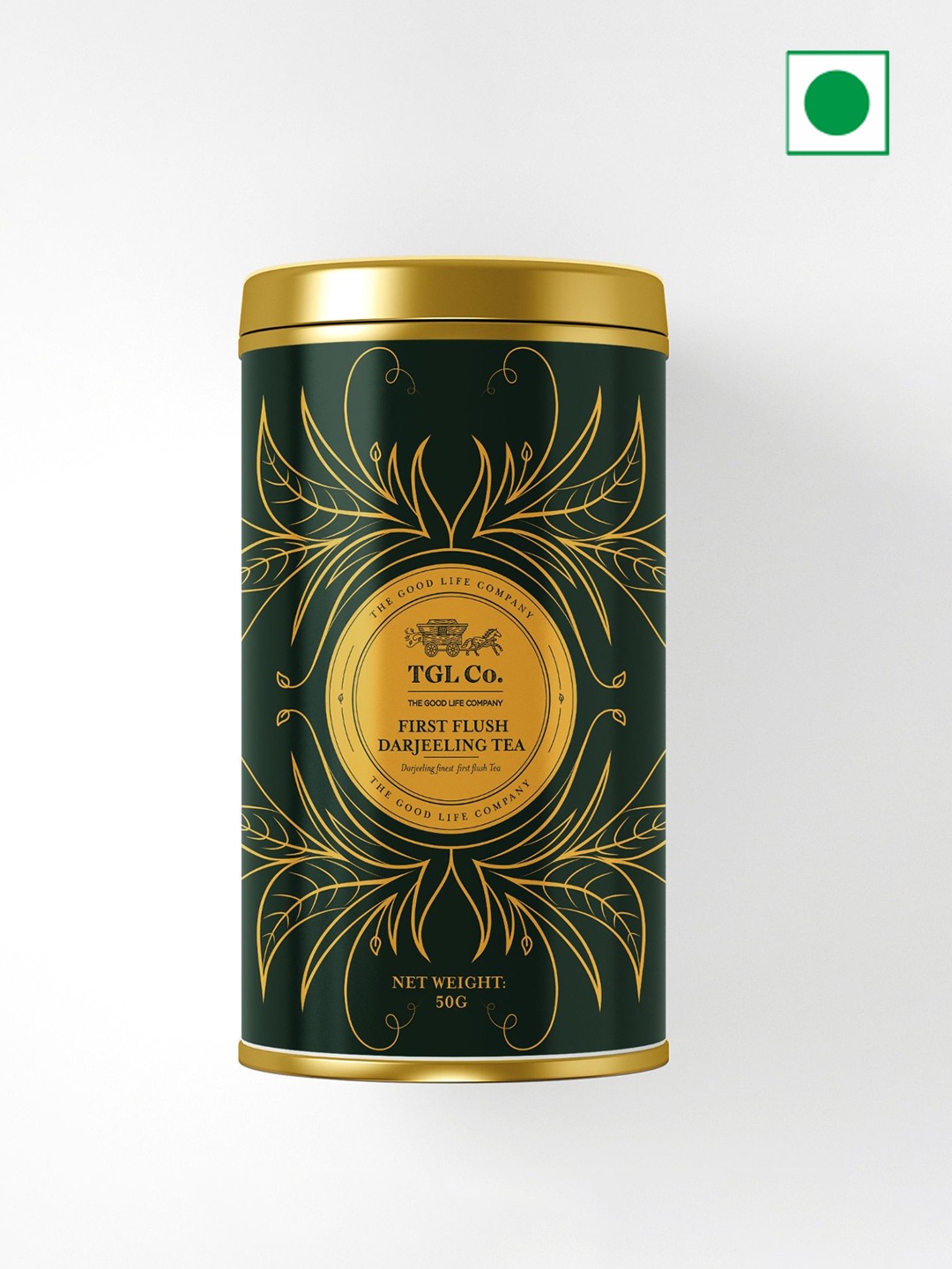 

TGL Co. First Flush Darjeeling Tea 50 g, Green