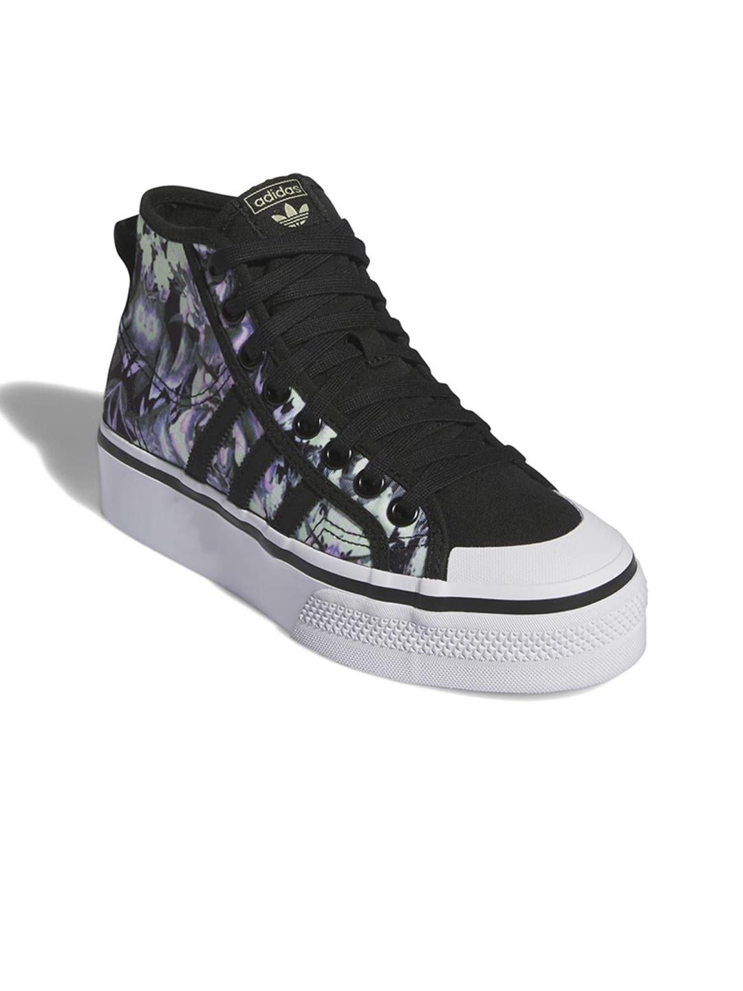 

ADIDAS Originals Women NIZZA PLATFORM MID W Printed Sneakers, Black