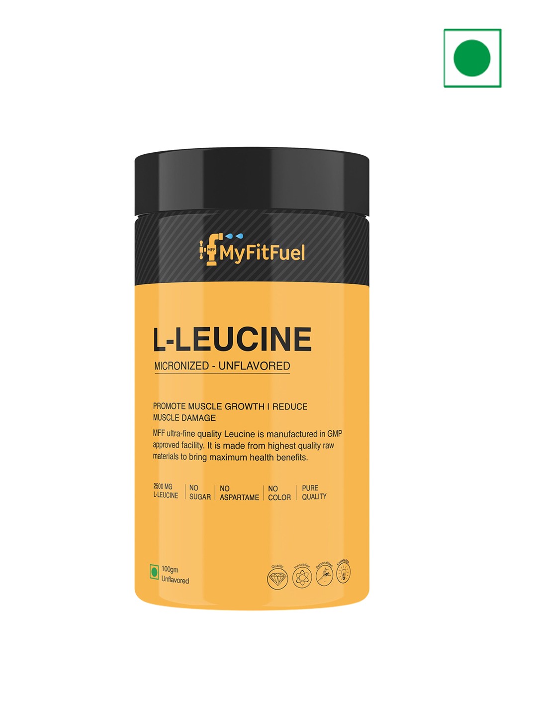 

MyFitFuel L - Leucine Micronized Unflavoured - 100g, Cream