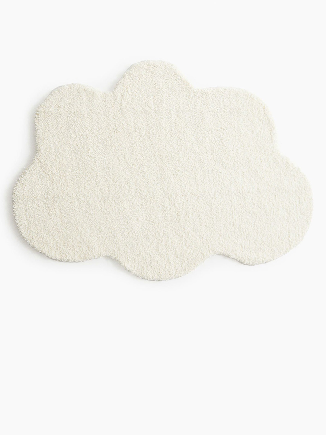 

H&M White Cloud Shaped Rug