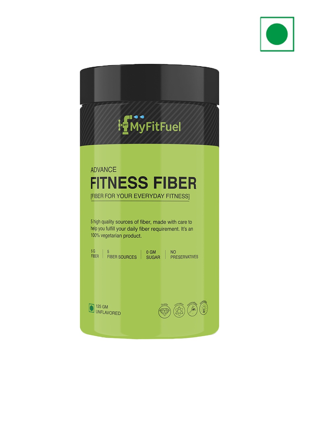 

MyFitFuel Fitness Fiber Powder 125g, Cream