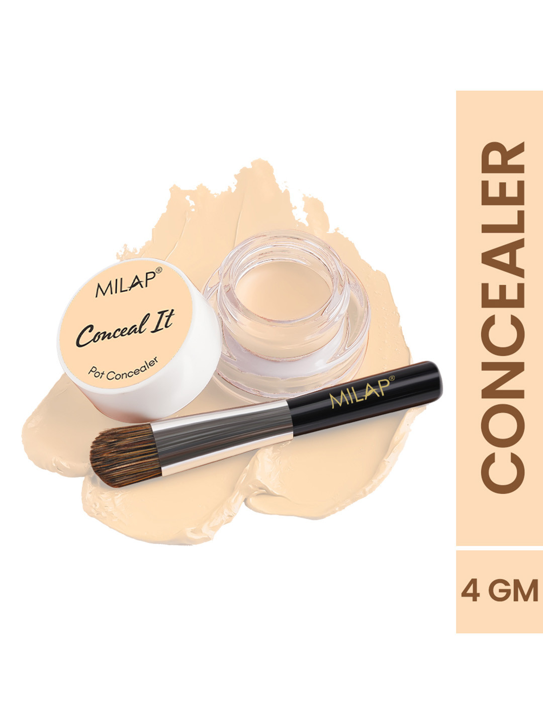 

MILAP Conceal It Lightweight Pot Concealer 4g - Light Ivory 02, Beige