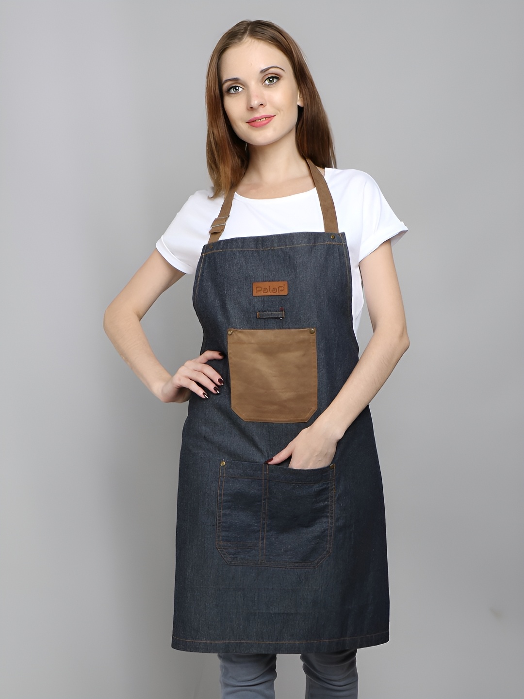 

SillyBoom Blue Denim Aprons With Pocket