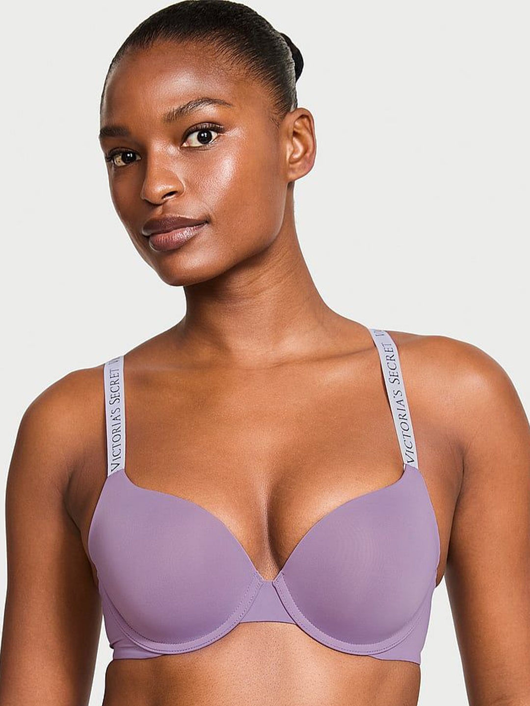 

Victoria's Secret women medium Coverage Underwired Heavily Padded push up bra, Purple