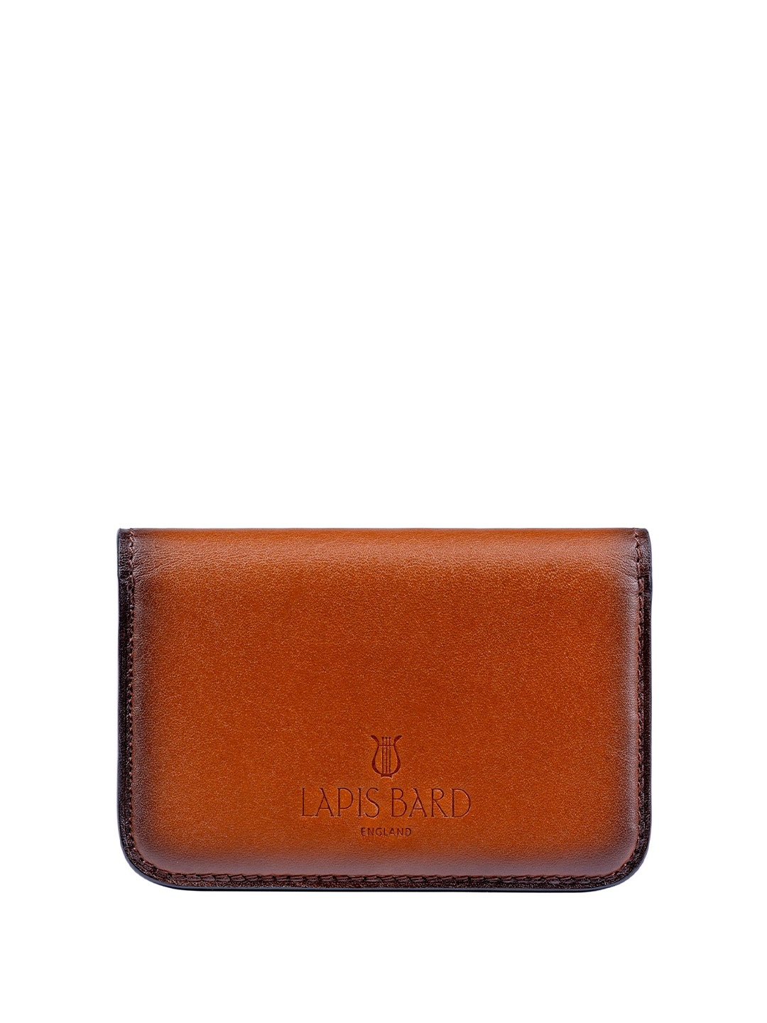 

Lapis Bard Cognac Ducorium Moulded Credit Card Case, Red