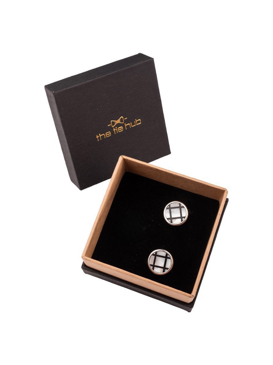 

The Tie Hub Cufflink, Black