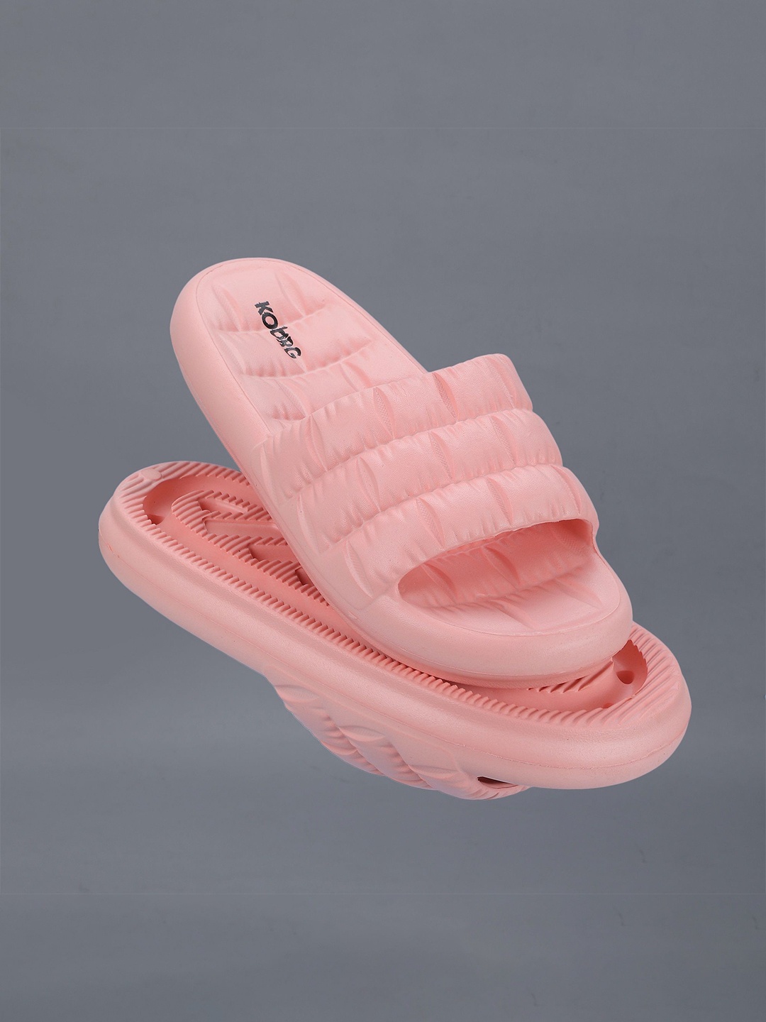 

Koburg Women Rubber Sliders, Pink