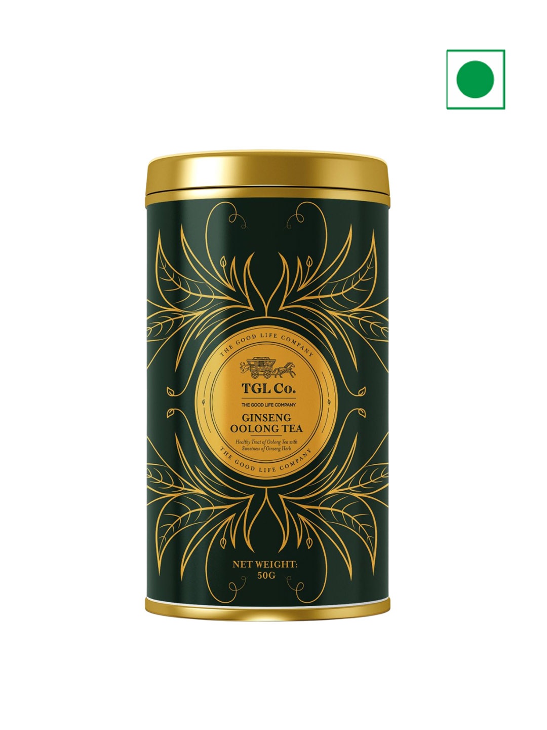 

TGL Co. Geiseng Oolong Tea 50 gm, Green