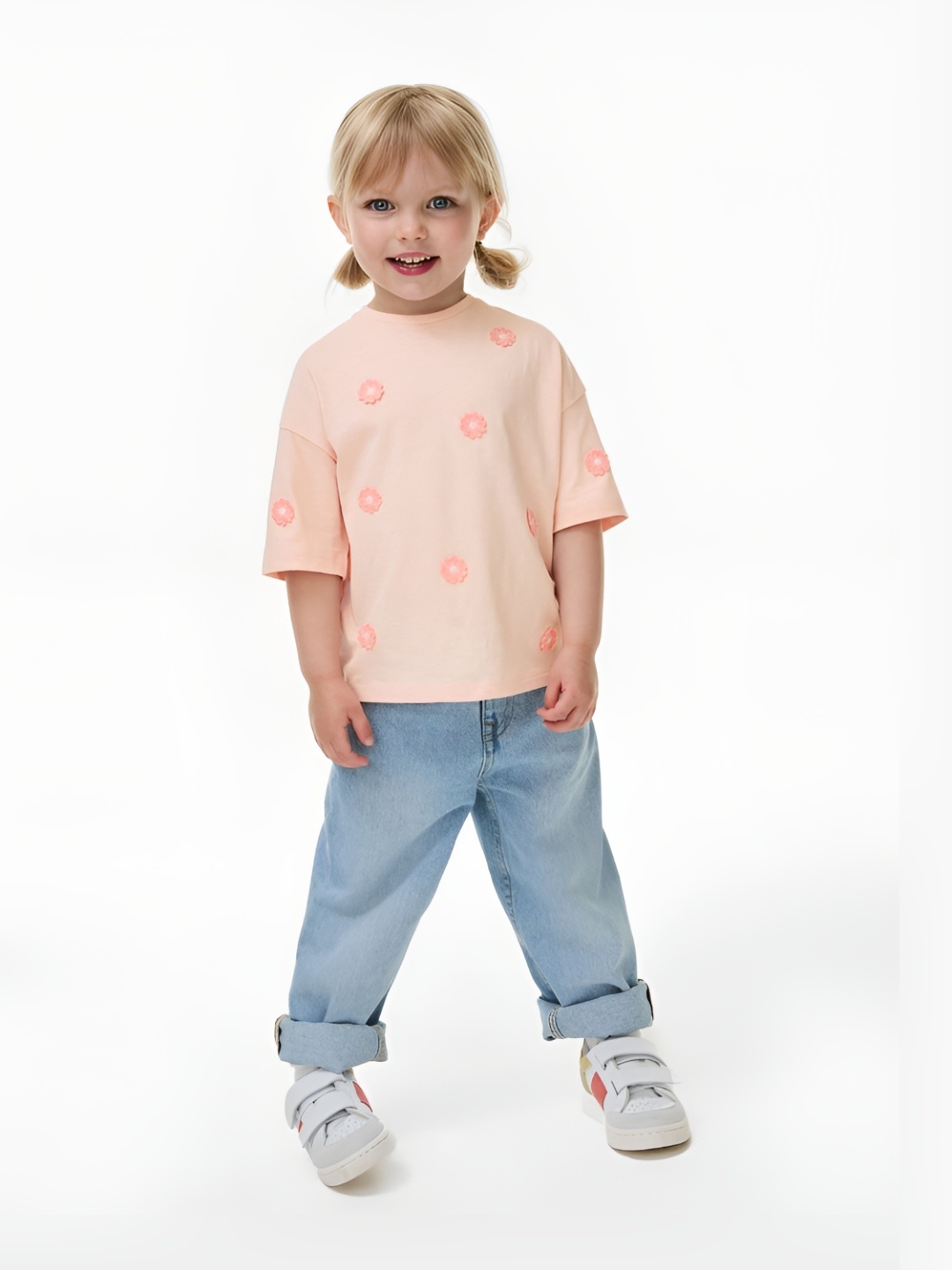

Marks & Spencer Girls Applique T-shirt, Pink