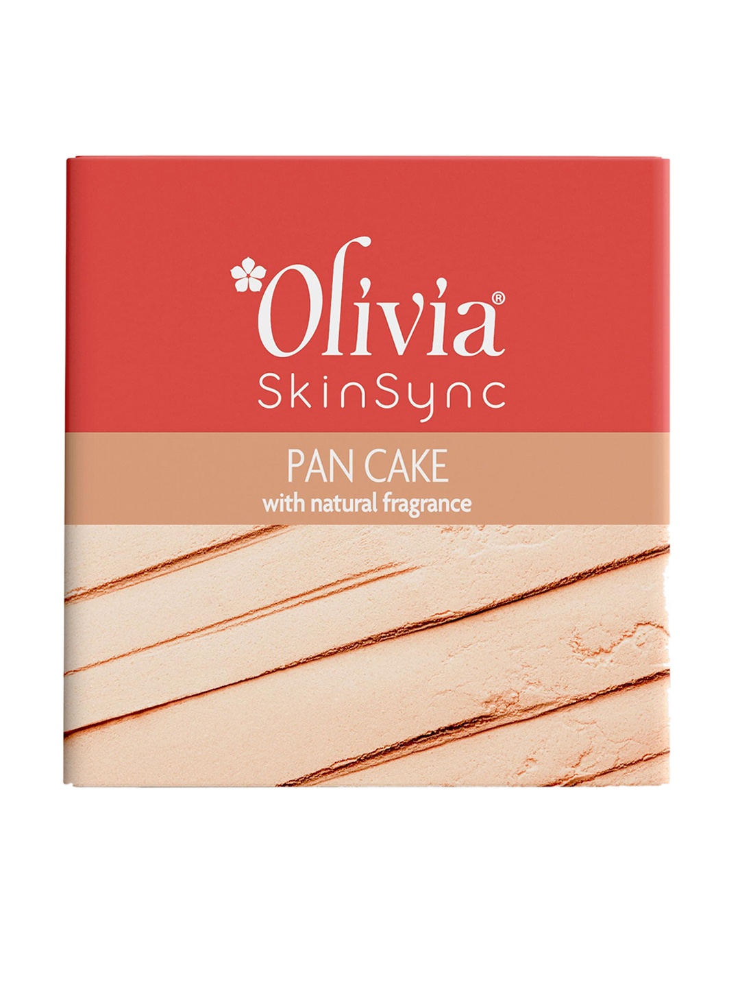 

Olivia Skinsync Waterproof Pan Cake With Natural Fragrance 30 g - NAT 02, Beige