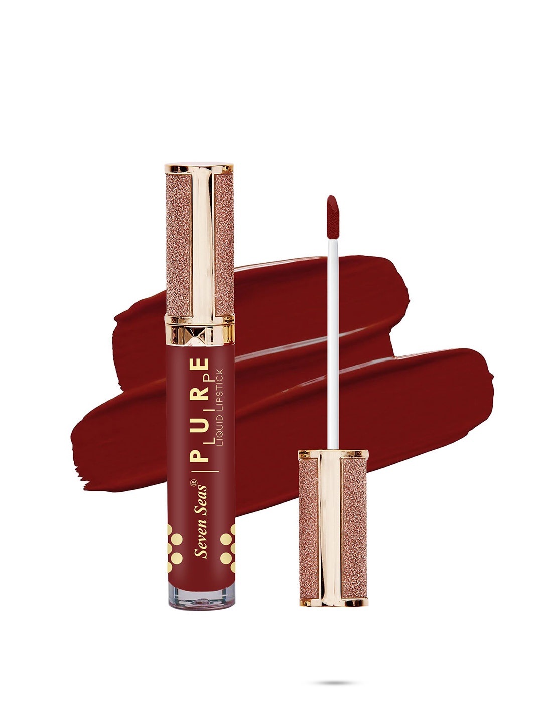 

Seven Seas Pure Lip Long Lasting Smudge Proof Liquid Lipstick 7ml - Totem Pole, Red