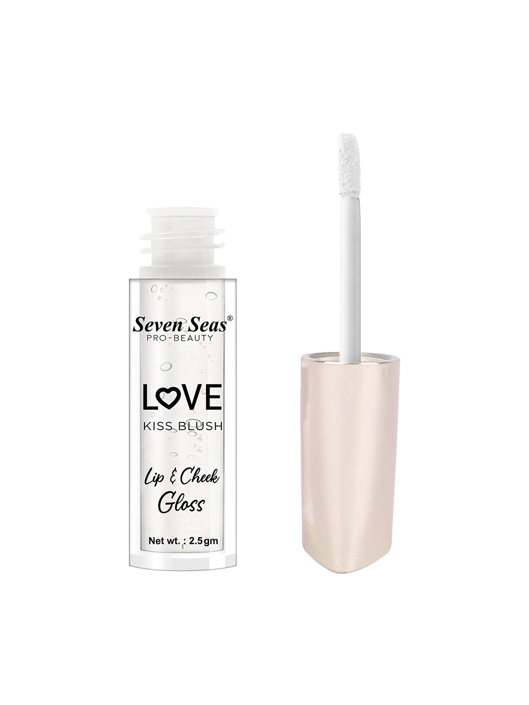 

Seven Seas Love Kiss Blush Highly Pigmented Lip & Cheek Gloss 2.5g - Transparent 101