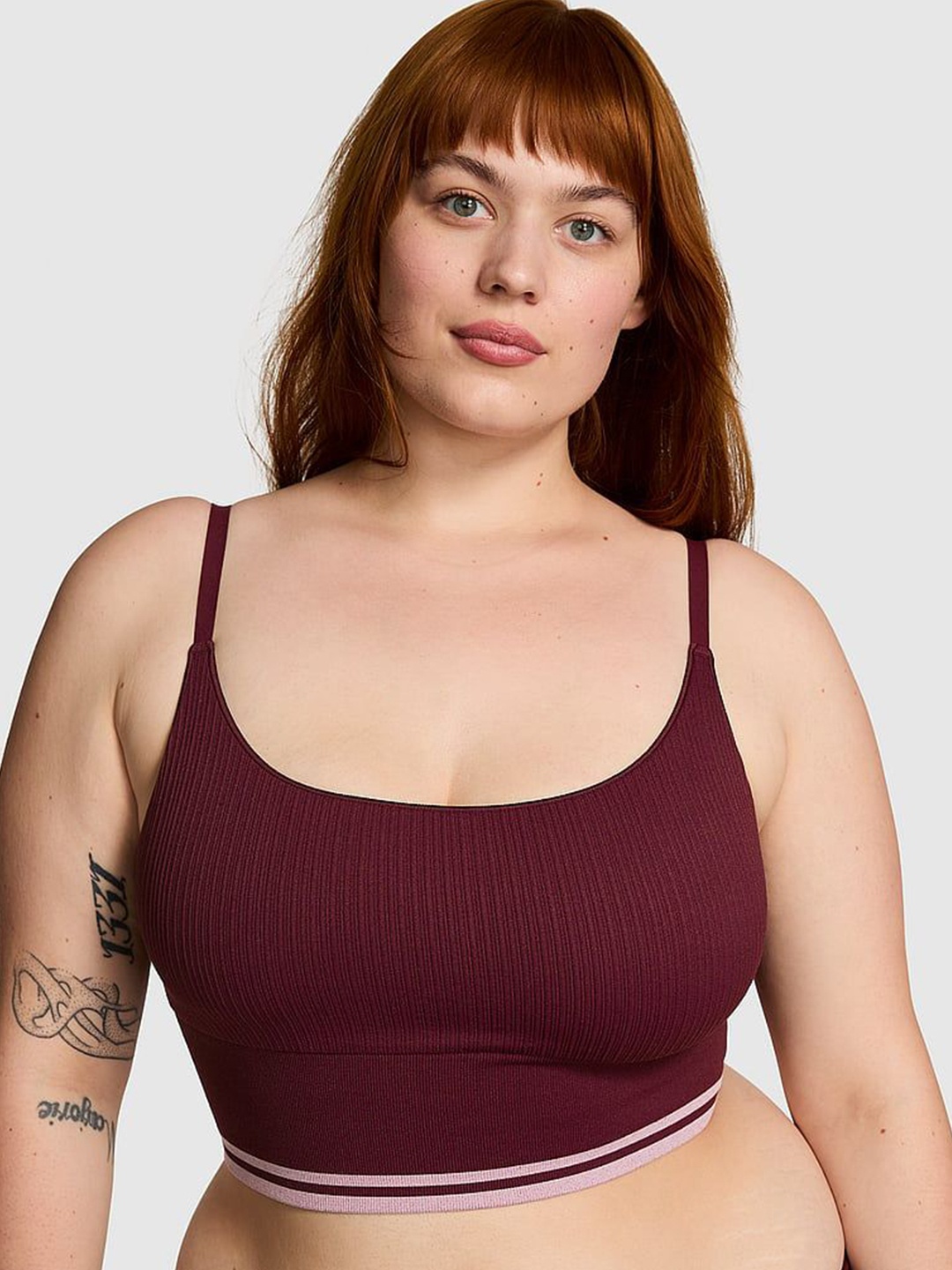 

Victoria's Secret Bra Full Coverage Lightly Padded, Maroon