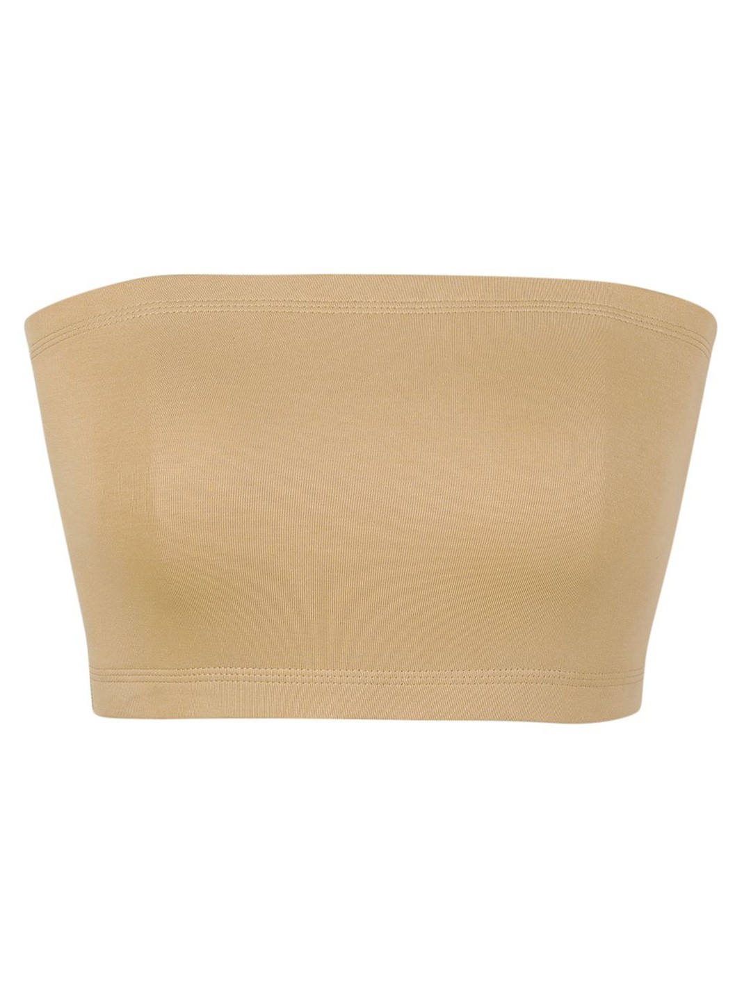 

mackly Solid Strapless Full Coverage Bandeau Bra, Beige