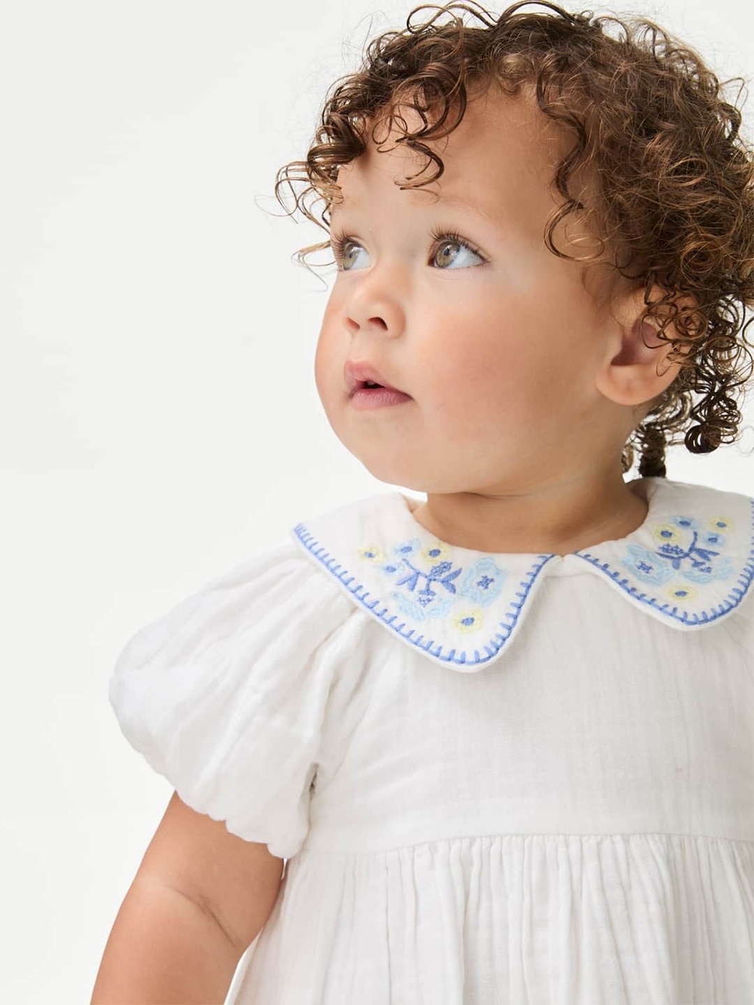 

Marks & Spencer Girls Top with Trousers, Off white