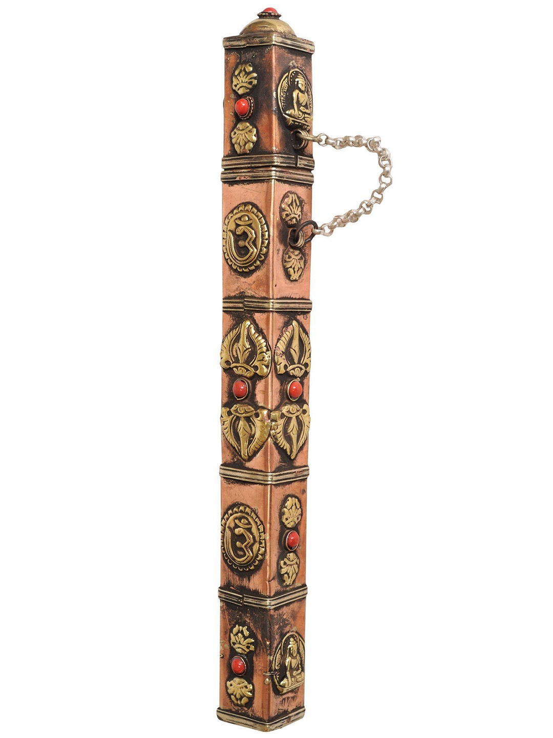 

Exotic India Brass Incense Stick Holder, Copper