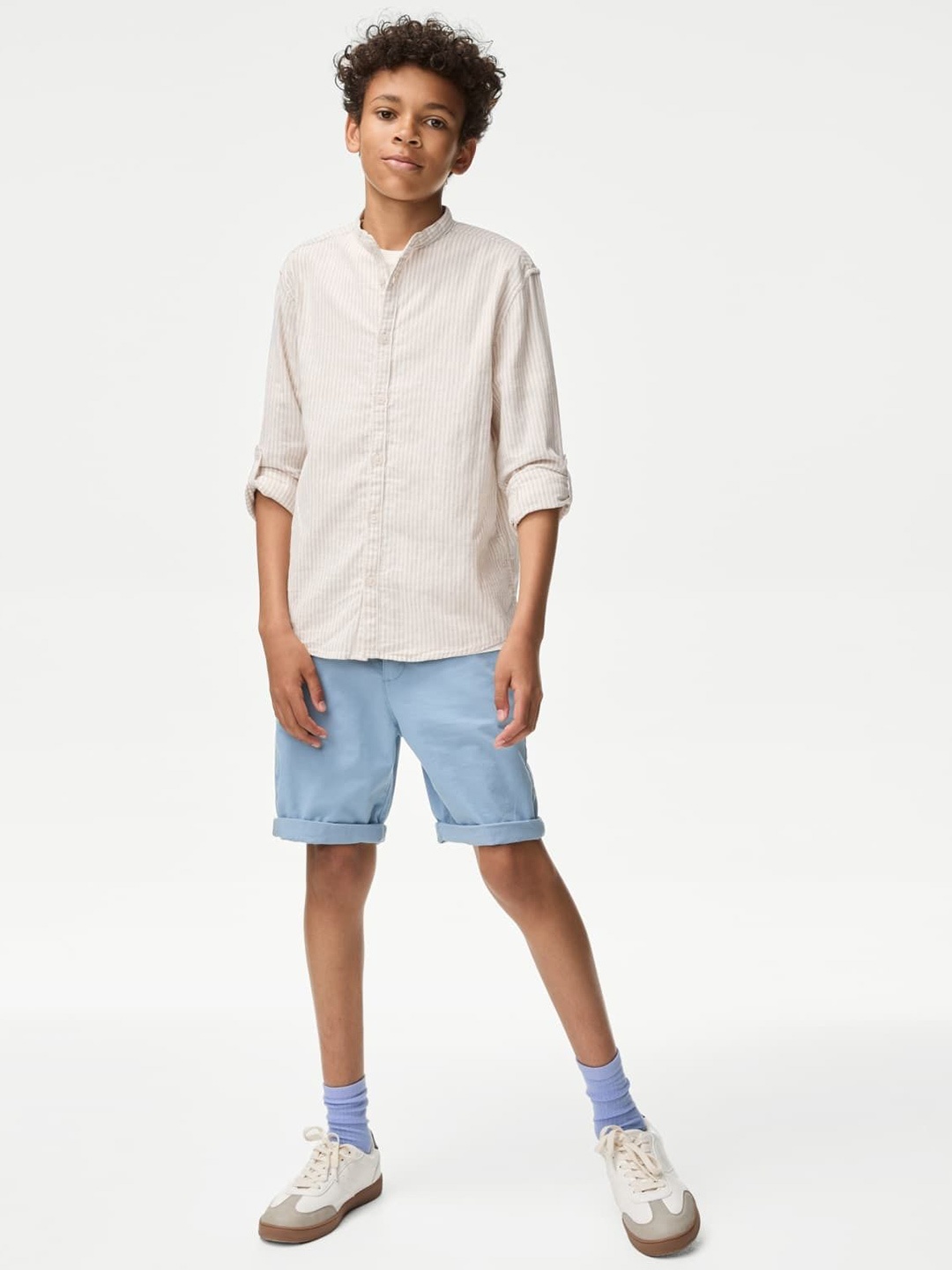 

Marks & Spencer Boys Opaque Casual Shirt, Off white