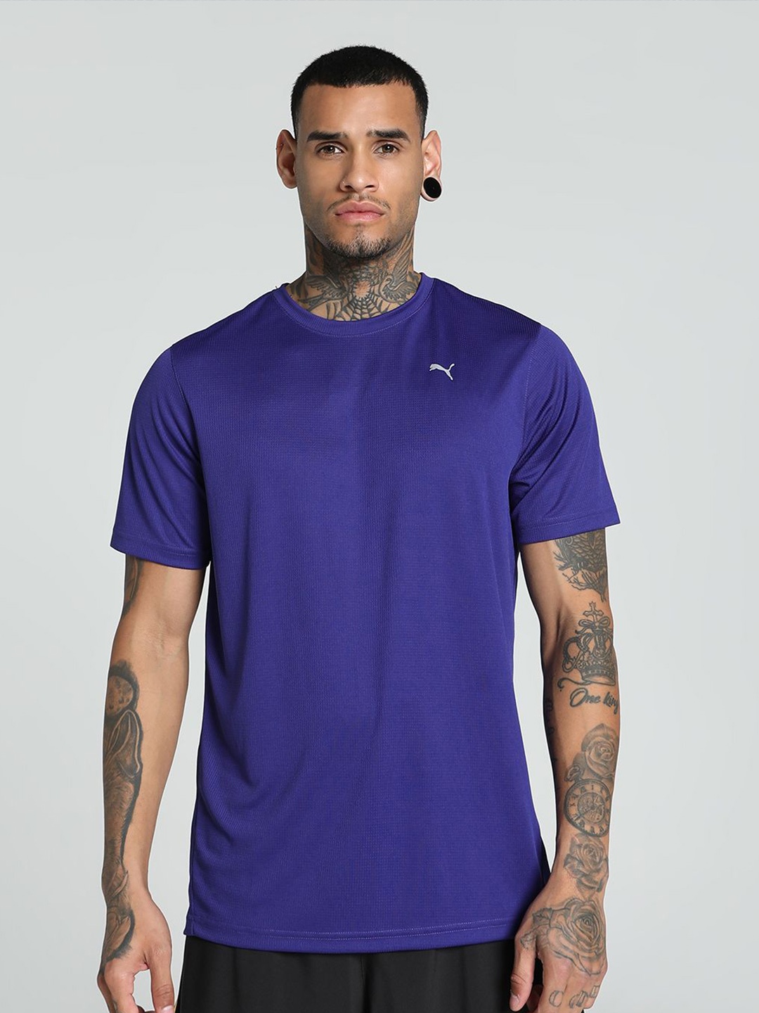 

Puma Performance Men's Logo Training T-shirt, Blue