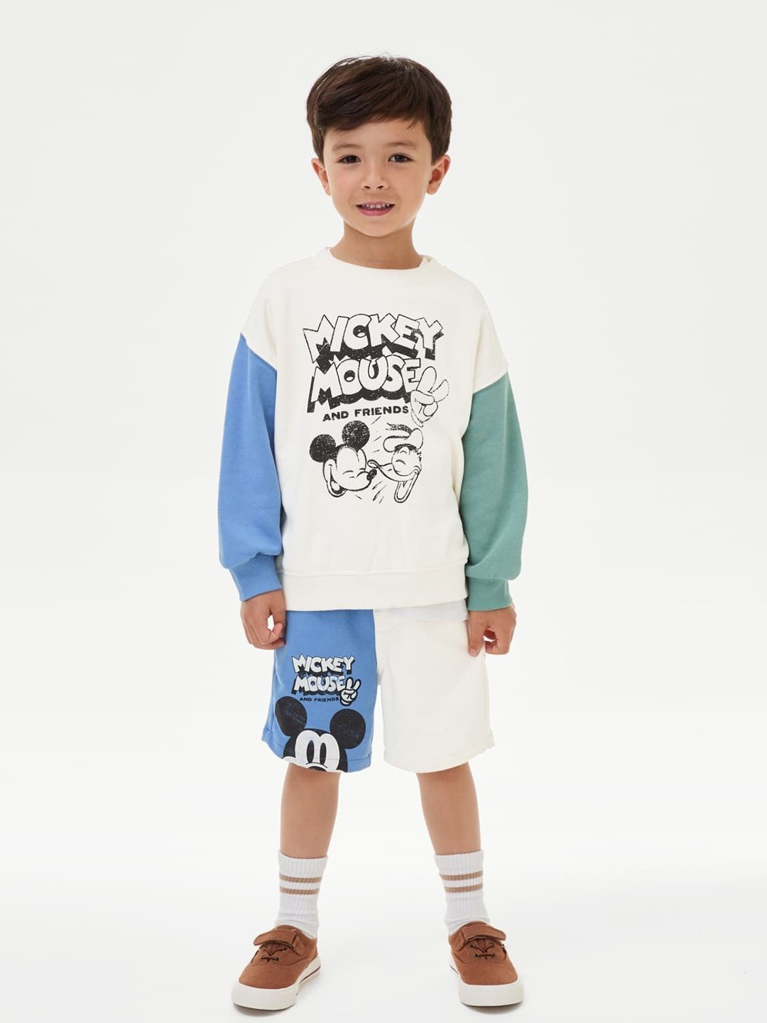 

Marks & Spencer Boys Printed Sweatshirt, Off white