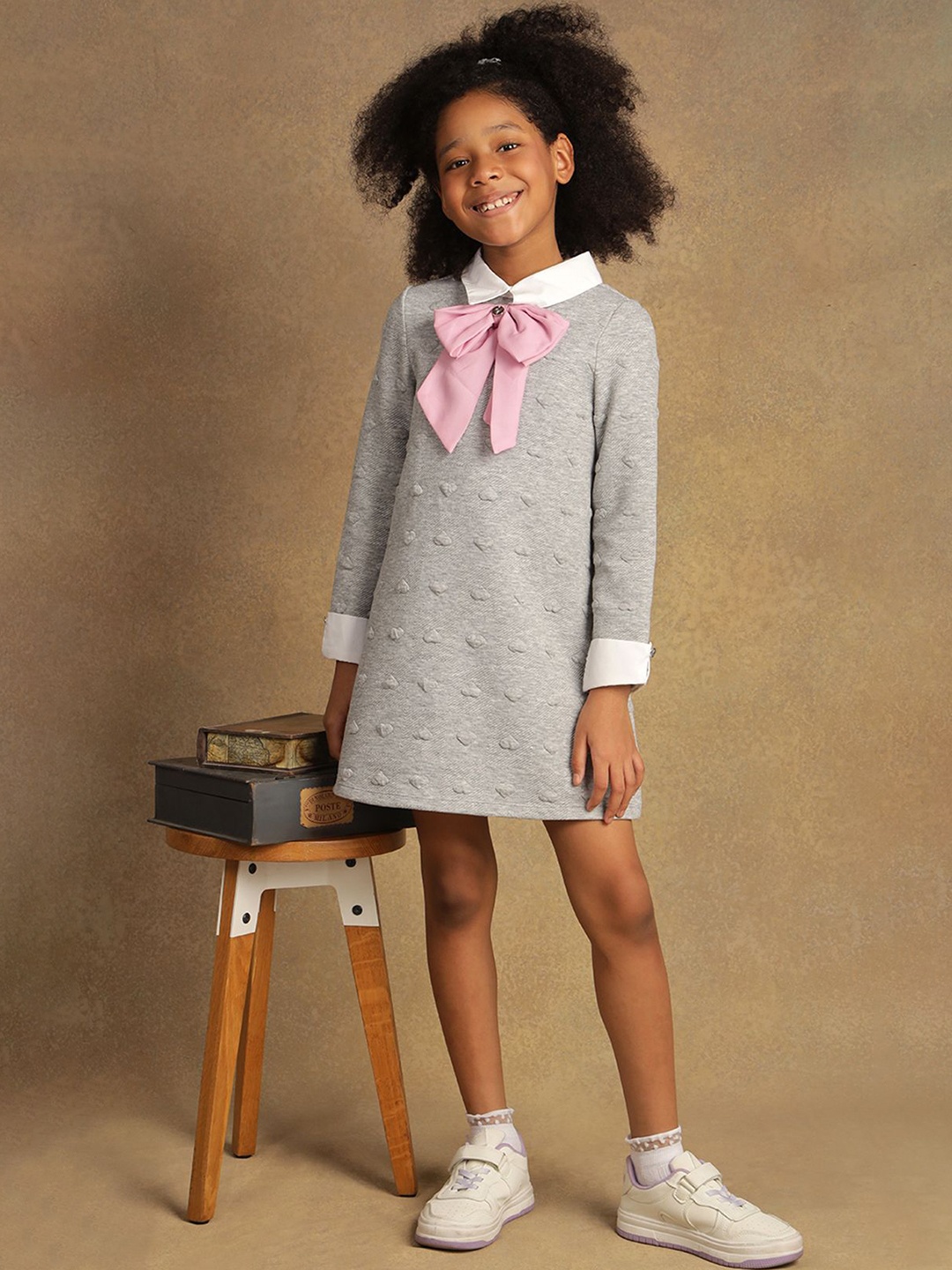 

One Friday A-Line Dress, Grey