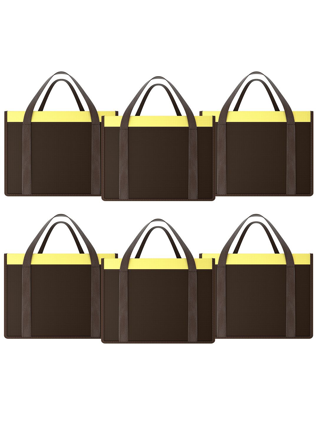 

Kuber Industries Brown Set of 6 Water Resistant Multi-Utility Organisers