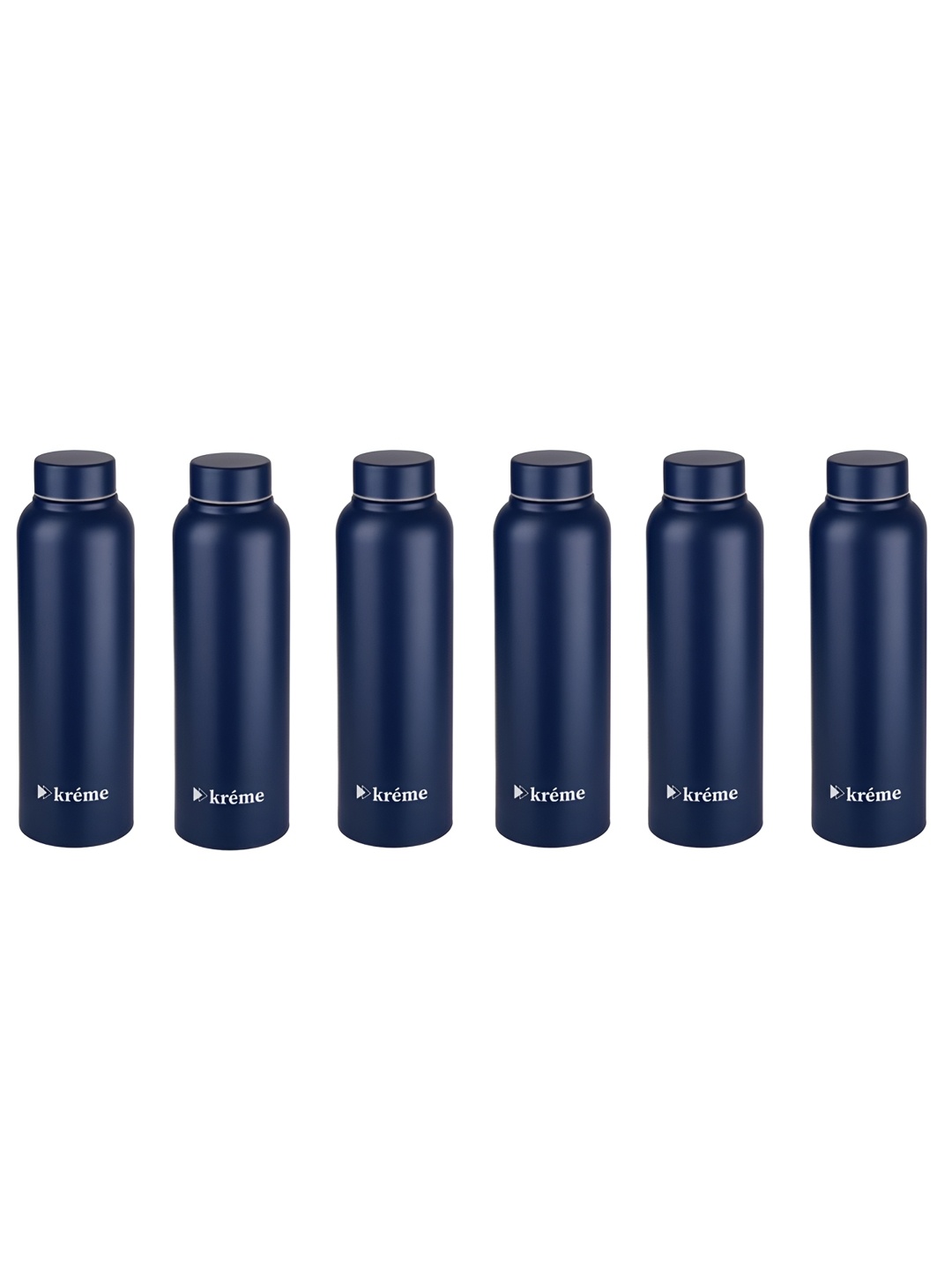 

Kreme BREEZER Blue 6 Pieces Brand Logo Printed Double Wall Vacuum Water Bottle 1000ml