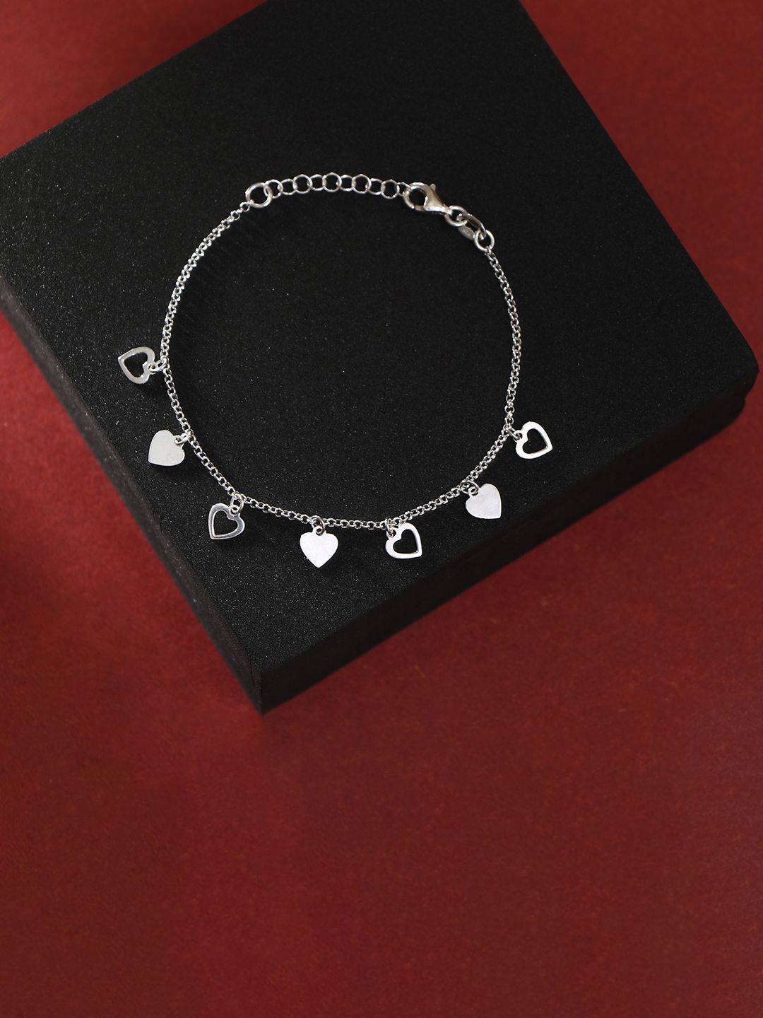 

925 By Adwitiya 92.5 Sterling Silver Link Bracelet