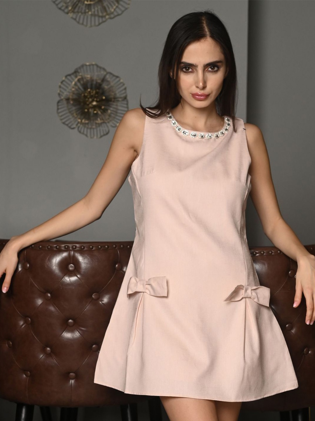 

ODETTE A-Line Dress, Pink