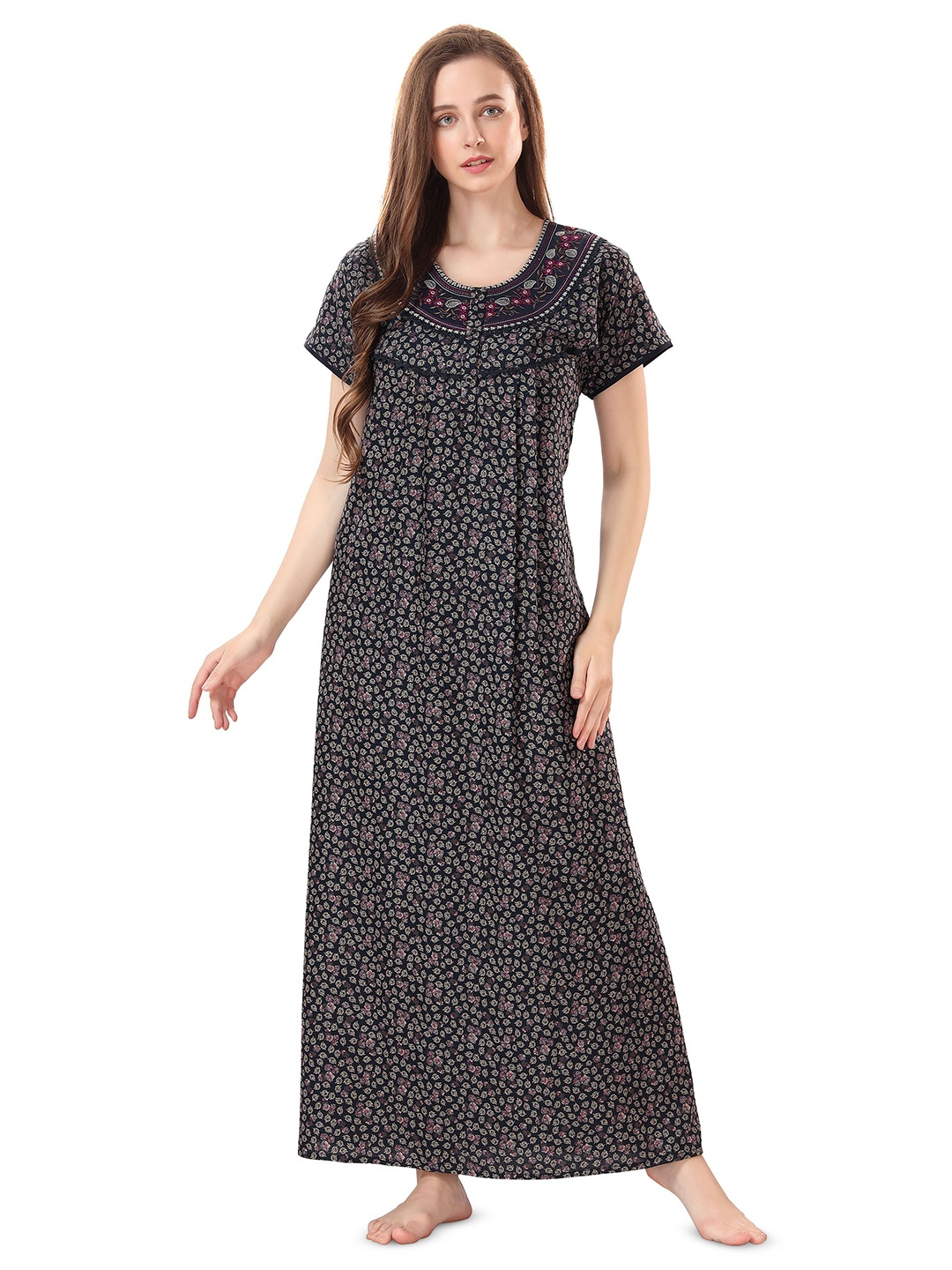 

Soulemo Printed Maxi Nightdress, Blue