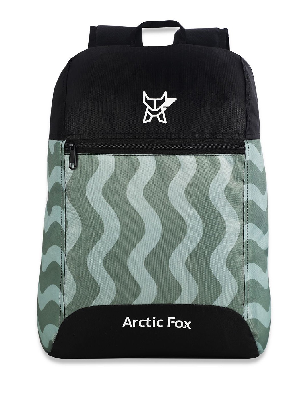 

Arctic Fox Unisex Brand Logo Backpack with Compression Straps, Green
