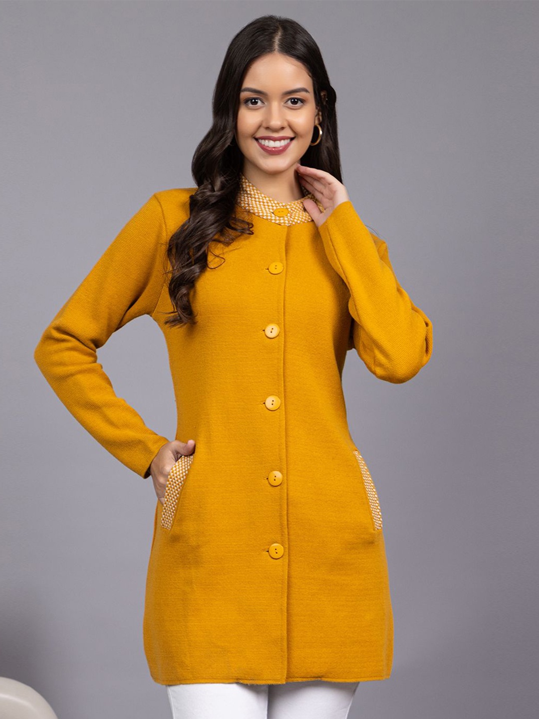 

Anouk Women Cardigan, Mustard